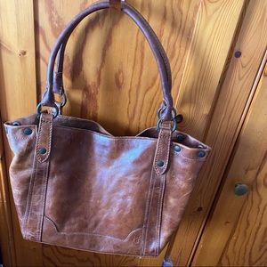 NWNWT Frye Melissa Shoulder Bag/Purse in Cognac